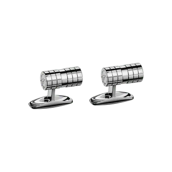 Запонки Chopard Ice Cube Cylindrical Cufflinks - Металл серебристого тона
