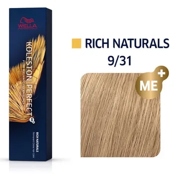 Стойкая краска для волос 9/31 60мл Wella Koleston Perfect ME+