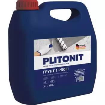 Грунтовка универсальная Plitonit Profi прозрачная 3 кг