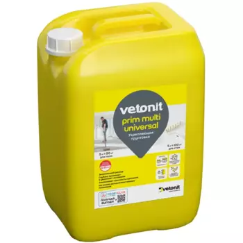 Грунтовка универсальная Vetonit Multi Universal белая 5 л