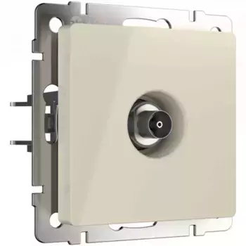 ТВ-розетка проходная Werkel (слоновая кость) W1184003 4690389155819