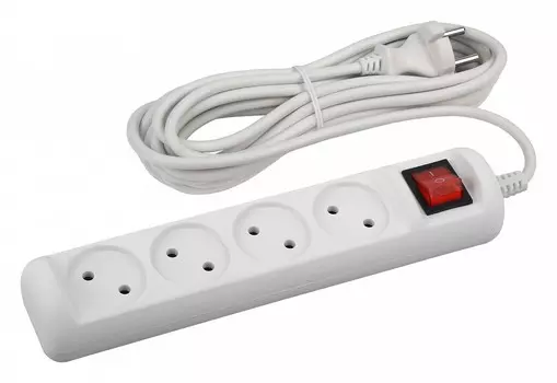 Удлинитель ЭРА 4гн 5м б/з U-4s-5m-2x1 Б0044054