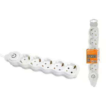 Удлинитель TDM Electric Люкс УЛ05В 5гн 5м с/з SQ1303-0138