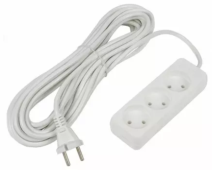 Удлинитель Uniel Ultra 3гн х 10м б/з S-CU3-7 White UL-00009986