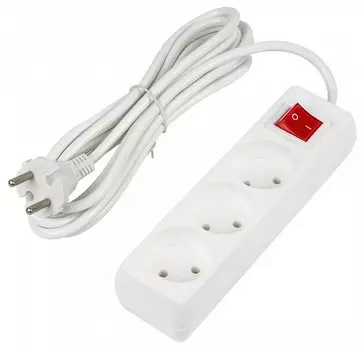 Удлинитель Uniel Ultra 3гн х 3м б/з S-CU3-3B White UL-00009995