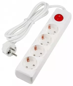 Удлинитель Uniel Ultra 4гн х 1,5м с/з S-GCU4-1,5B White UL-00010021