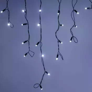 Уличная светодиодная гирлянда Ardecoled бахрома 230V белый ARD-Edge-Pro-4000X600-Black-128Led-Flash White 026024