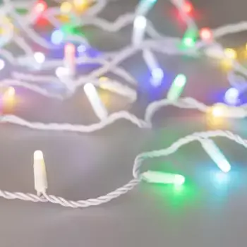 Уличная светодиодная гирлянда Ardecoled нить 230V разноцветная ARD-String-Classic-10000-White-100Led-Milk-Sync RGB 028208