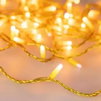 Уличная светодиодная гирлянда Ardecoled нить 230V желтый ARD-String-Classic-10000-Yellow-100Led-Milk-Flash Yellow 031201