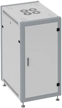 Шкаф напольный 19", 15U SYSMATRIX SL 6815.722 600x800x800mm (ШхГхВ) передняя дверь сплошная металлическая, задняя дверь сплошная металлическая, поворо