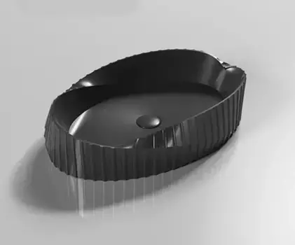 Накладная раковина Gid 60 Bm888 черная матовая