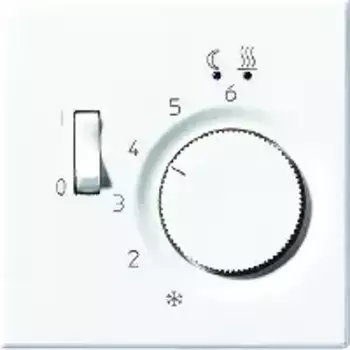 Накладка регулятора теплого пола Jung LS 990 LS1749BFWW