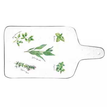 Доска для сыра фарфоровая 34,5 х 18 см Easy Life Herbarium