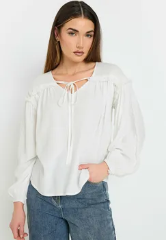 Блуза TIE NECK Long Tall Sally, белый