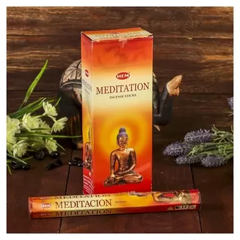 Благовония "HEM" 20 палочек угольные Meditation