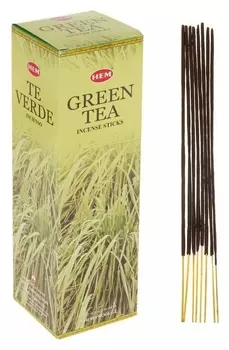 Благовония "HEM" 8 палочек угольные Green Tea