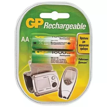 Батарейки аккумуляторные АА, Ni-Mh, 1800 mAh