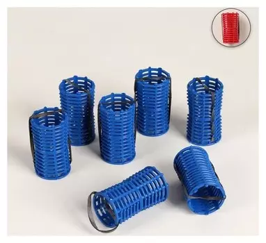 Бигуди на резинке, D = 3,5 см, 7 шт