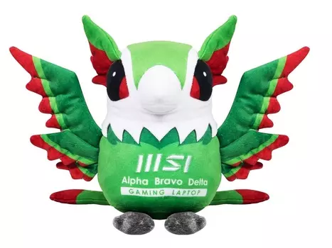 Мягкая игрушка MSI Thunder Bird Doll, Птица Грома, полиэстер, зелёный H01-0001925