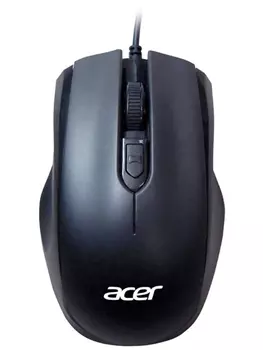 Мышь проводная Acer OMW020,1600dpi, USB, Черный ZL.MCEEE.004