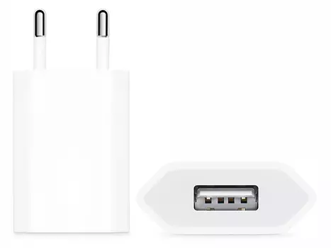 Сетевое зарядное устройство Apple 5W, USB, Белый MGN13ZM/A