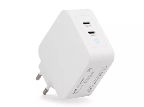 Сетевое зарядное устройство TopON GaN 100W 2xType-C, Power Delivery, Quick Charge 4.0, Белый TOP-GaN-100W Белый