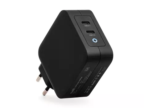 Сетевое зарядное устройство TopON GaN 100W 2xType-C, Power Delivery, Quick Charge 4.0, Черный TOP-GaN-100WB Черный