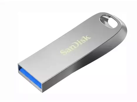 Флешка SanDisk Ultra Luxe 256Gb USB 3.2, Серебристый SDCZ74-256G-G46