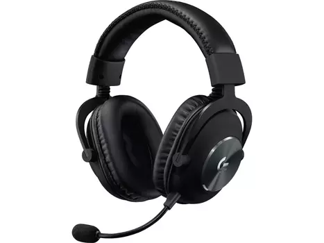 Гарнитура беспроводная (наушники) Logitech G PRO X Wireless, Wireless/USB, Черный 981-000907
