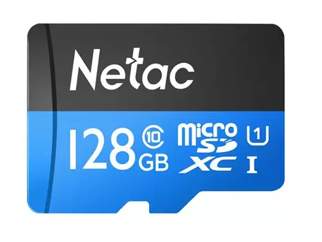 Карта памяти Netac P500 microSDXC 128Gb Class 10 NT02P500STN-128G-S