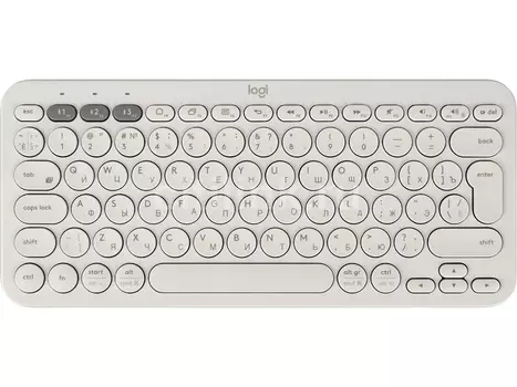 Клавиатура беспроводная Logitech K380 Multi-Device, Bluetooth, Белый 920-009589