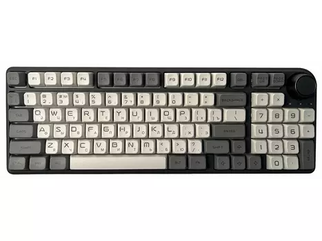 Клавиатура беспроводная механическая Epomaker TH96 Pro, Gateron Pro Yellow Switch, Bluetooth, RGB, 6000мАч, Серый TH96-BLK-GrW-GatY