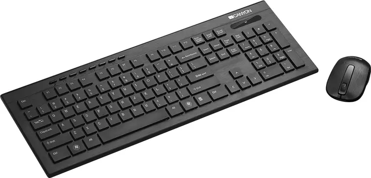 Клавиатура + мышь беспроводная SET-W4, (комплект), Черный CNS-HSETW4RU