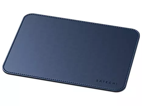 Коврик для мыши Satechi Eco Leather Mouse Pad, 250x190 мм, Синий ST-ELMPB