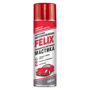 Мастика полимерно-битумная FELIX аэрозоль 650 мл (art.411040023)