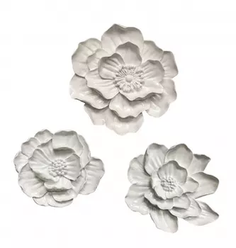 Настенное панно decor flor (inshape) белый