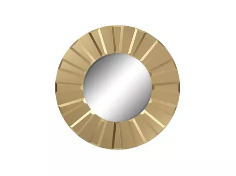 Настенное зеркало luciana (ambicioni) золотой 89.0x89.0x3.0 см.