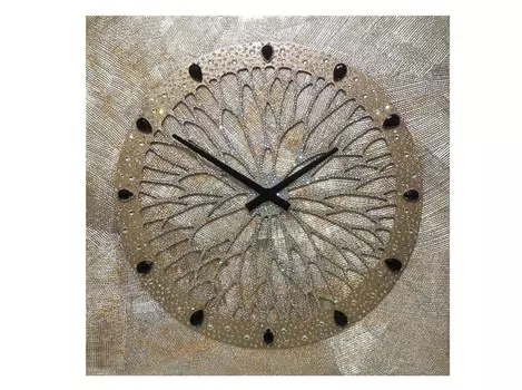 Настенные часы (mariarty) золотой 60.0x60.0x4.0 см.