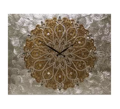 Настенные часы (mariarty) золотой 80x60x4 см.