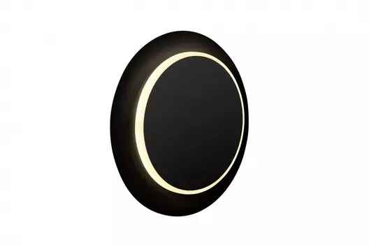 Настенный светильник blackout (iledex) черный 5 см.