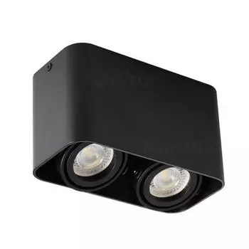 Накладной точечный светильник kanlux toleo dtl250-b 26119 (kanlux) черный 180x105 см.