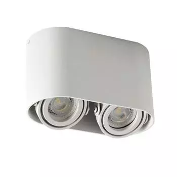 Накладной точечный светильник kanlux toleo dto250-w 26117 (kanlux) белый 180x105 см.