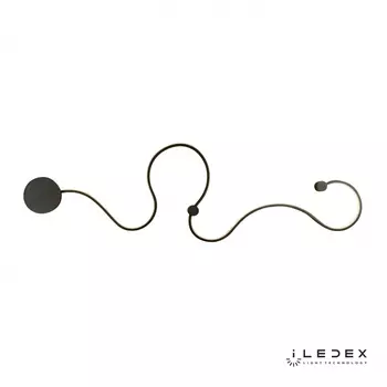 Настенный светильник iledex launch (iledex) черный 123x35x4 см.