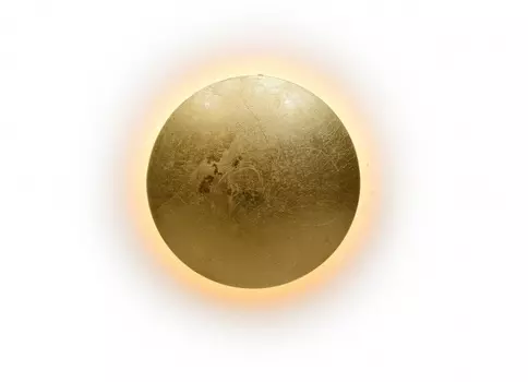 Настенный светильник lunar (iledex) золотой 15 см.