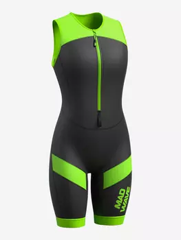 Женский гоночный костюм Mad Wave SWMRN myX-TRA float skinsuit lady, Черный