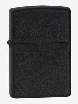 Зажигалка ZIPPO Classic с покрытием Black Crackle™, латунь/сталь, чёрная, матовая, 38x13x57 мм, Черный