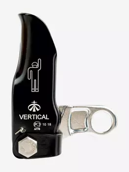 Зажим для двойной веревки VERTICAL, Черный