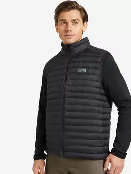 Жилет пуховый мужской Mountain Hardwear Mt Eyak/2™ Vest, Черный, размер 52