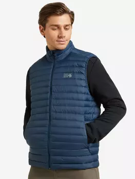 Жилет пуховый мужской Mountain Hardwear Mt Eyak/2™ Vest, Синий, размер 50