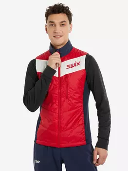 Жилет утепленный мужской Swix Surmount, Красный, размер 54